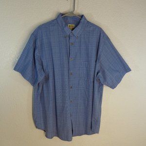 ☀️5 for $25 Mens Haggar Short Sleeve Shirt XL